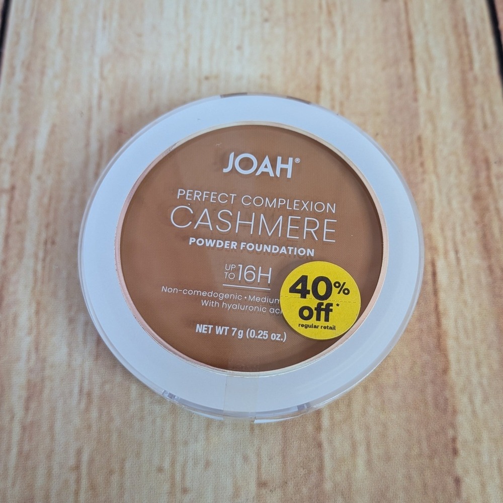 JOAH Perfect Complexion Cashmere Powder Foundation DN010 Dark Neutral 7g 0.25oz